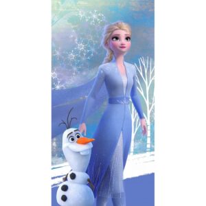 Ręcznik kąpielowy KRAINA LODU Frozen Elsa & Olaf 70×140
